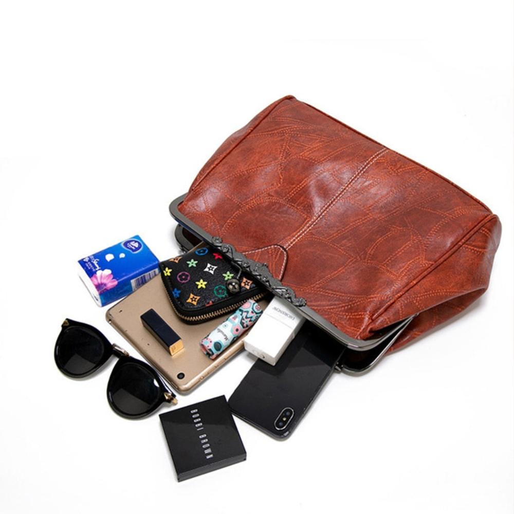 Mila | Sac vintage intemporel avec élégant fermoir à rabat