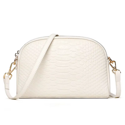 Cora | Belle mini sac à bandoulière en simili cuir avec motif crocodile