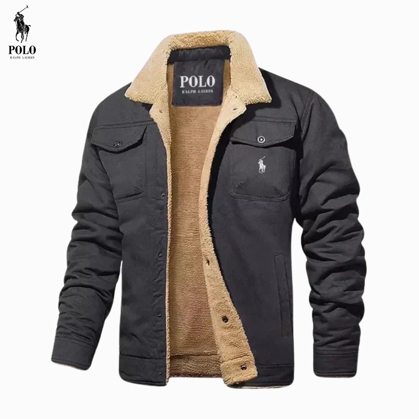 veste polo décontractée et chaude