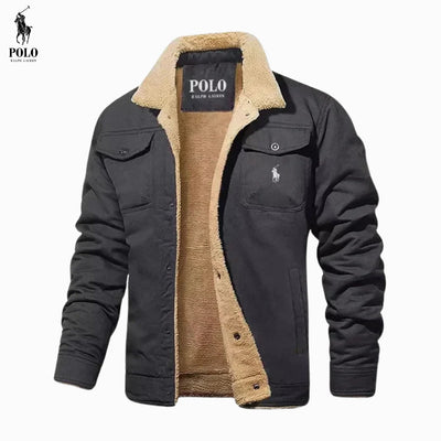 veste polo décontractée et chaude