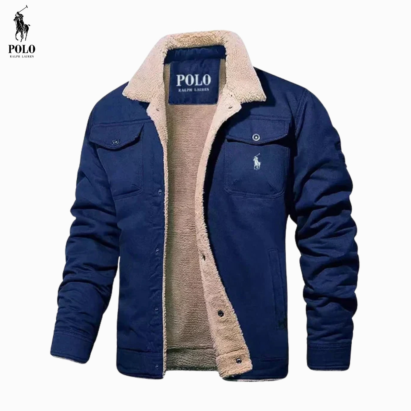 veste polo décontractée et chaude